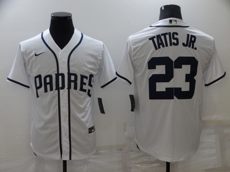 2022 Men San Diego Padres 23 Tatis jr white Game Nike MLB Jersey